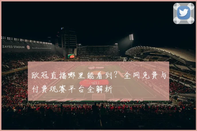 欧冠直播哪里能看到？全网免费与付费观赛平台全解析